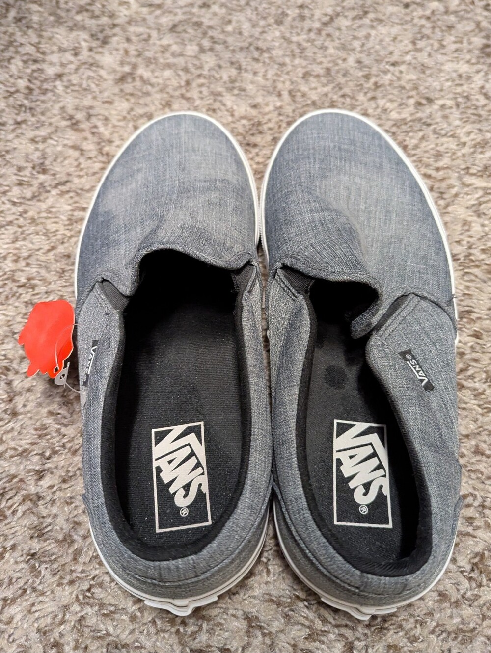NWT Vans Mens Slip Ons, Size 8.5